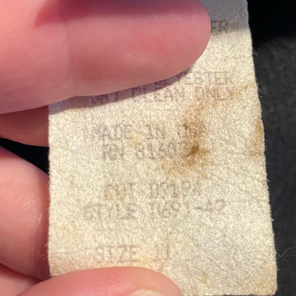 La Belle women’s size vintage 11 black button down dress made in USA - Picture 8 of 9